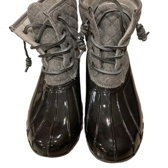 SEVEN7 Wool Goose Flat Heel Quilted Waterproof Duck Snow Winter Boots Size 8-8.5 - Picture 7 of 11